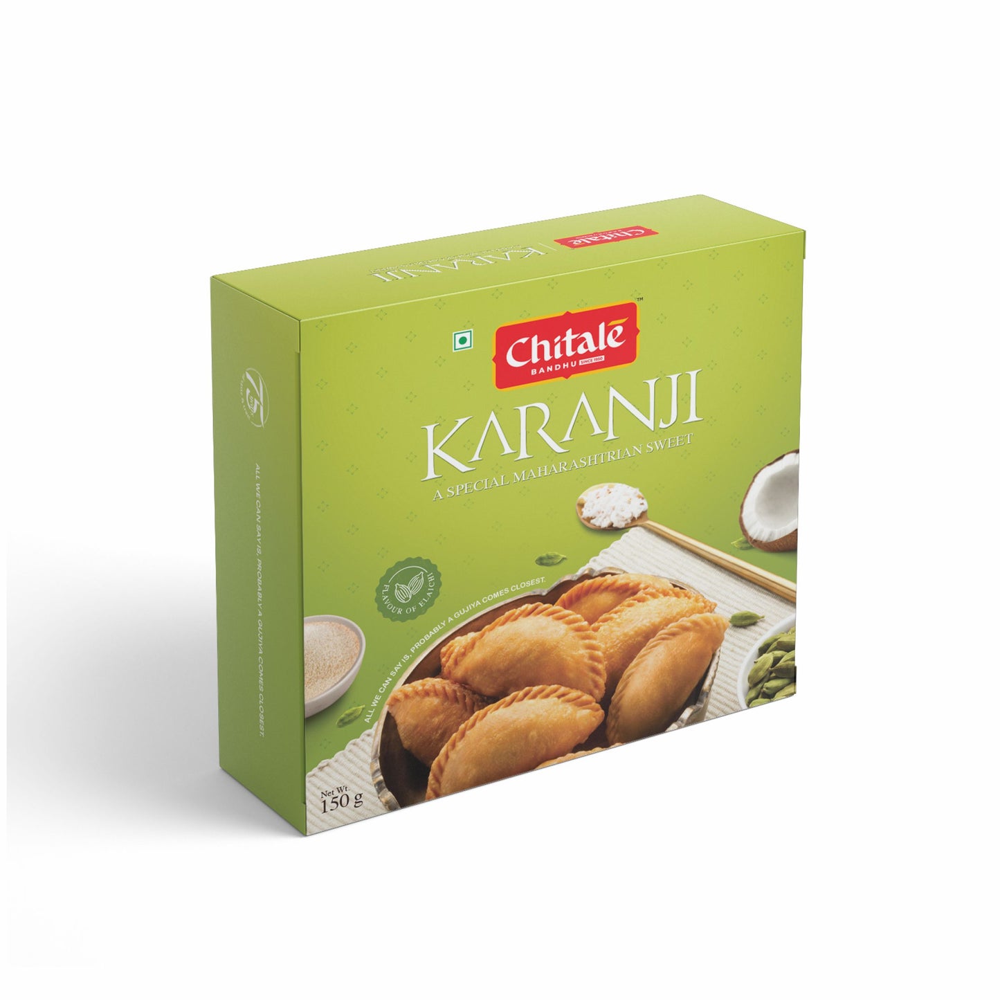Coconut Karanji - 150gm - Chitale Bandhu