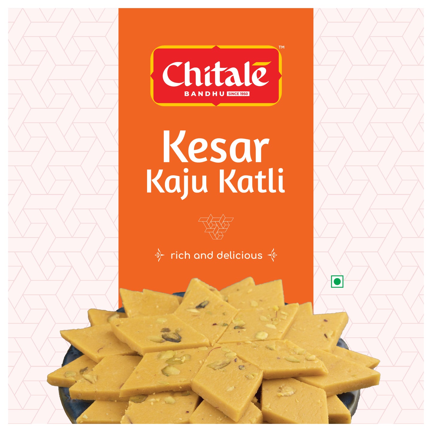 Kesar Kaju Katli - Chitale Bandhu