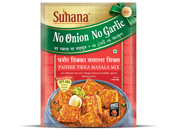 Suhana Paneer Tikka No Onion No Garlic Spice Mix Pouch