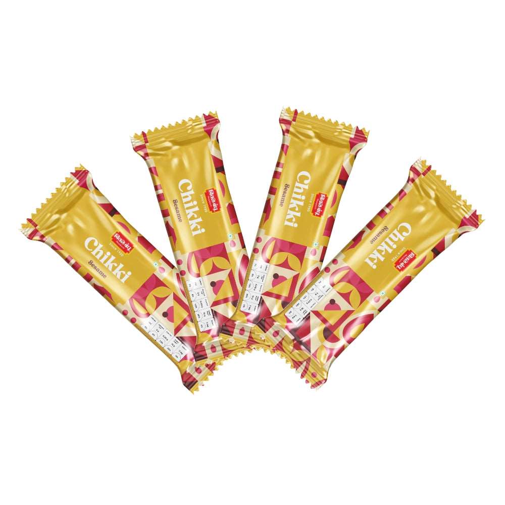 Sesame Chikki Pack of 4- Chitale Bandhu