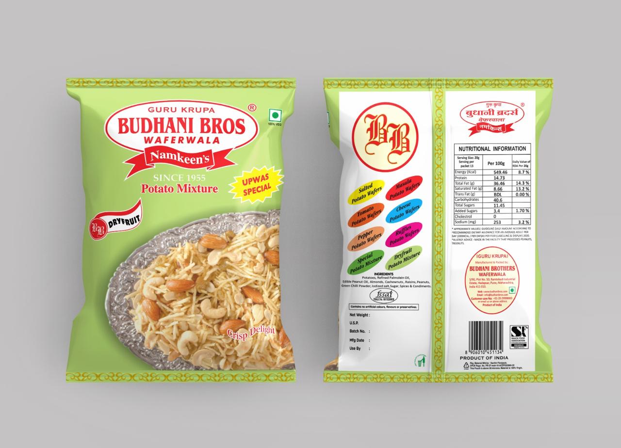 Dryfruit Potato Mixture - Budhani