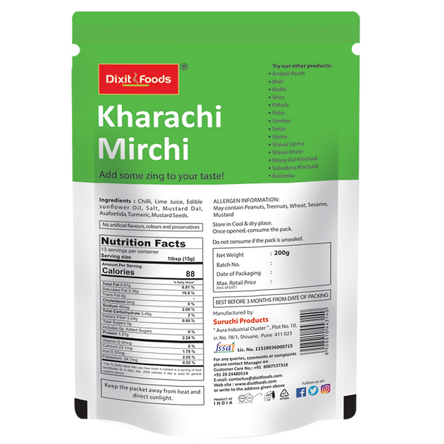 Kharachi Mirchi - DIXIT FOODS