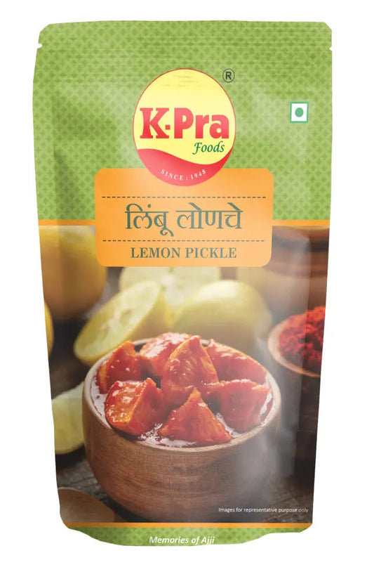 Lemon Pickle 200gm Pouch -  K-Pra