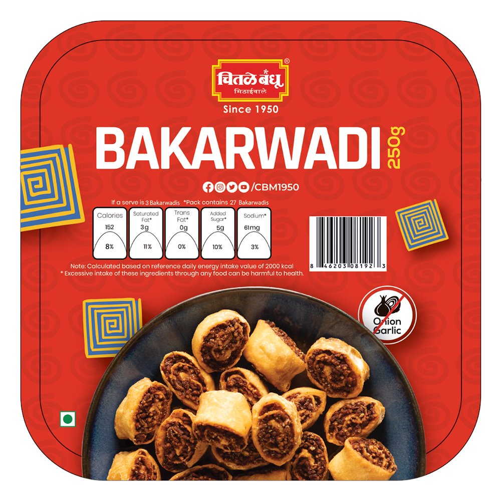Bakarwadi Namkeens Chitale Bandhu Mithaiwale