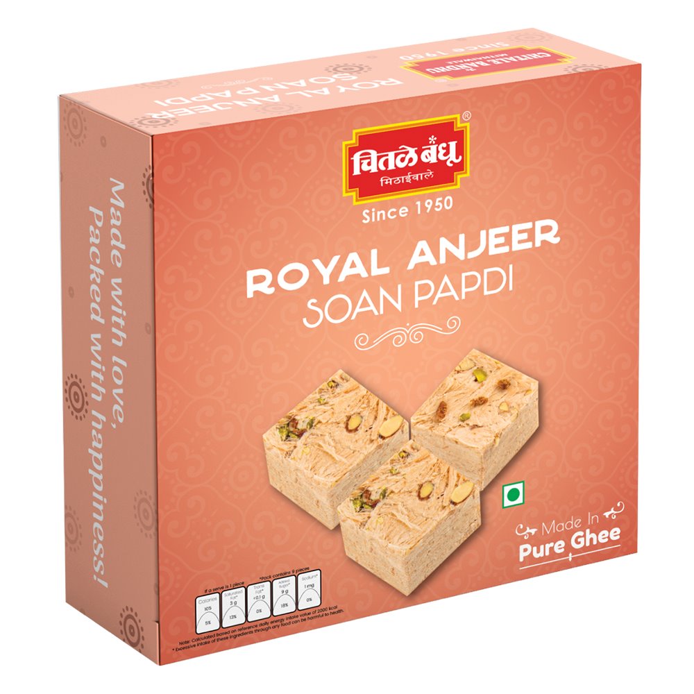 Soan Papdi Royal Anjeer Sweets Chitale Bandhu Mithaiwale