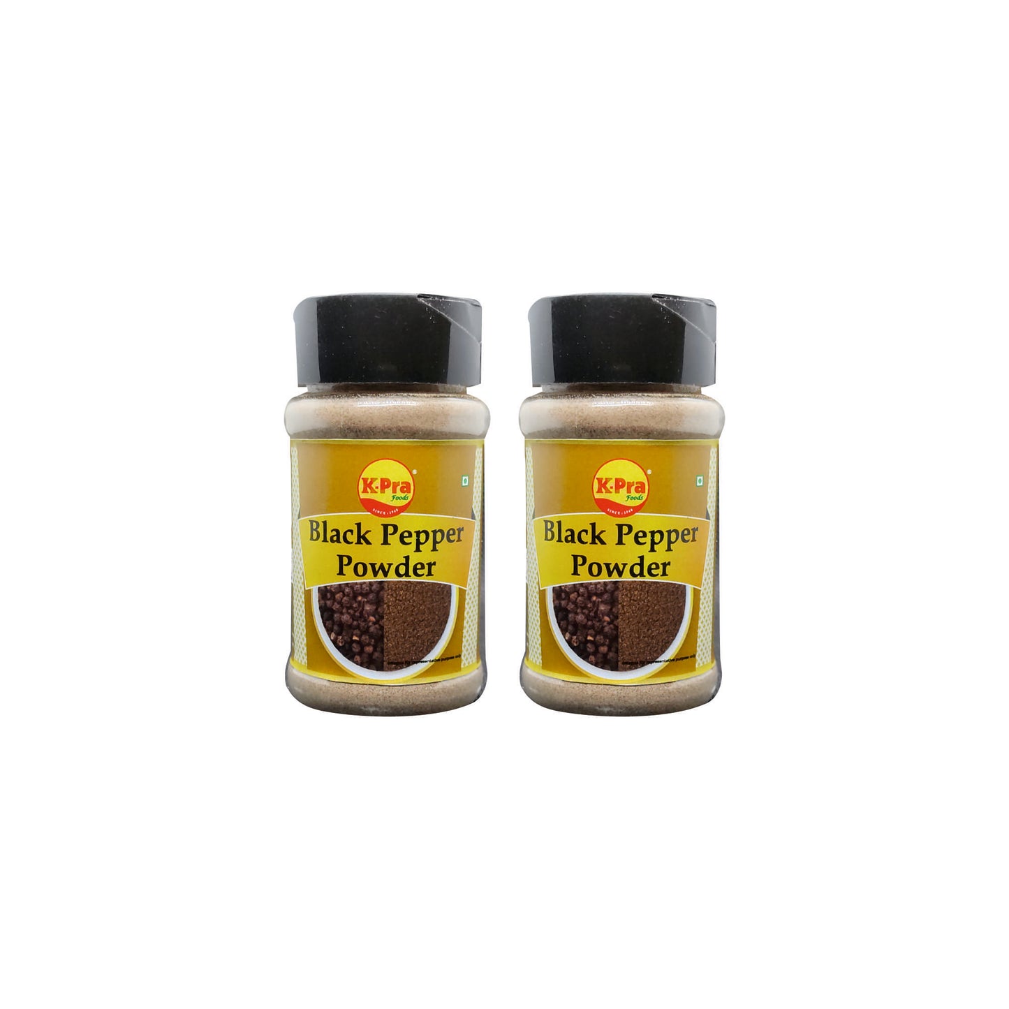 Black Pepper Powder | Mire Powder Pack of 2 Each 50 gm -K-PRA