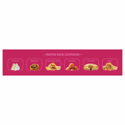 Festive Fiesta Pack - 1550 gm - Chitale Bandhu Mithaiwale