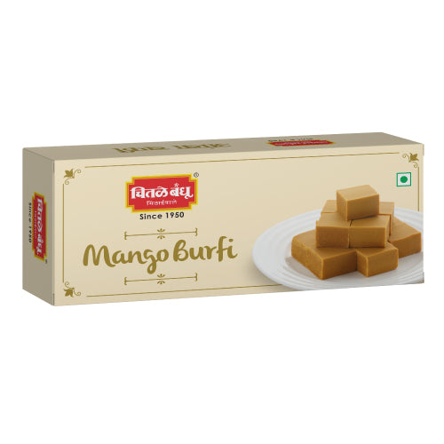 Mango Burfi- 100gm- Chitale Bandhu Mithaiwale