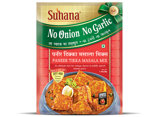 Suhana Paneer Tikka No Onion No Garlic Spice Mix Pouch