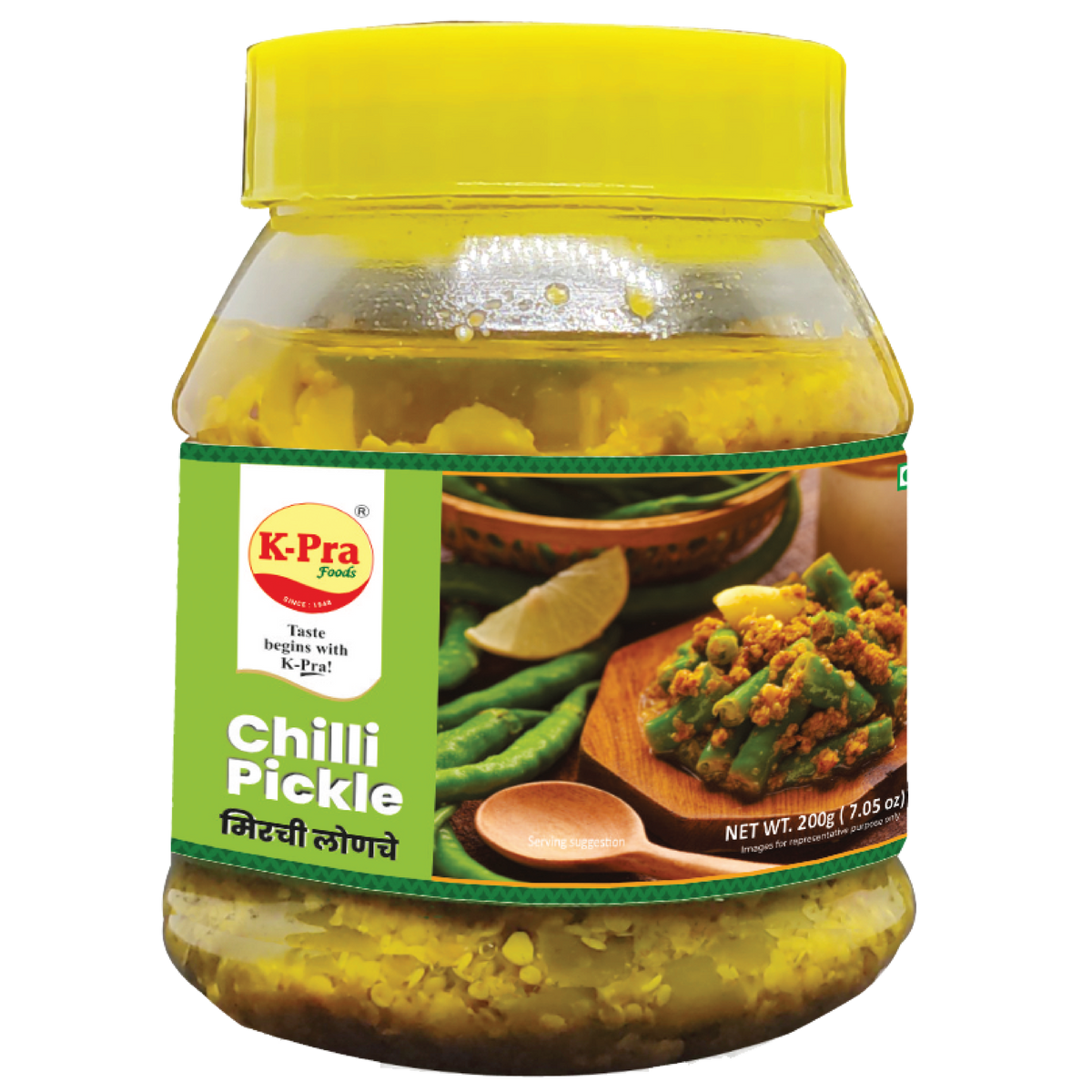 Chilli Pickle Jar 300gm K-Pra – SwiftIndi