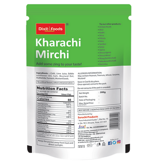 Kharachi Mirchi - DIXIT FOODS