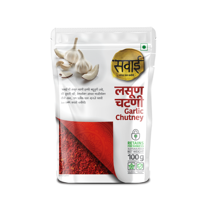 Sawai Lasun Chutney - 100gm