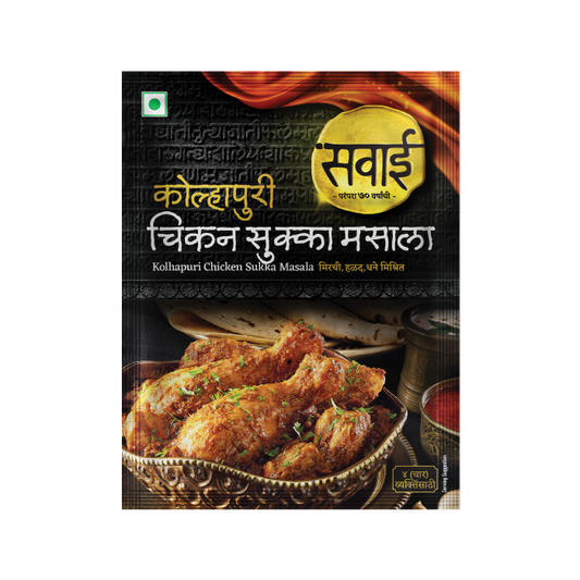 Sawai Kolhapuri Chicken Sukka Masala - 25gm