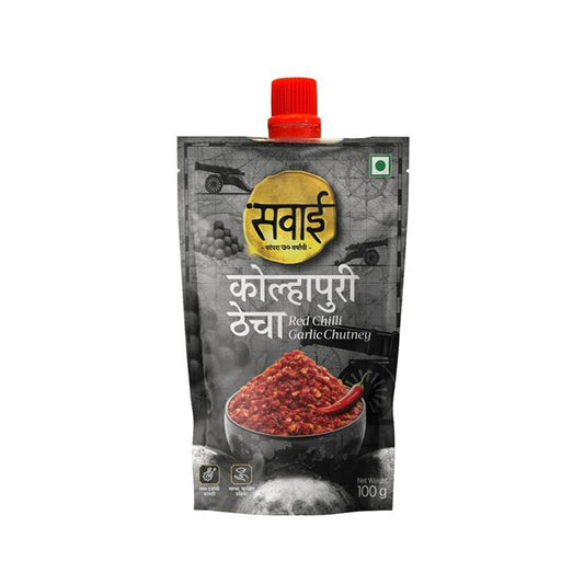 Sawai Kolhapuri Thecha - 100gm