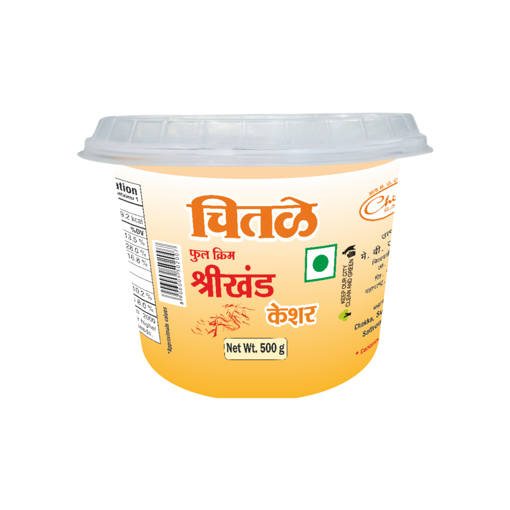 Full Cream Shrikhand Keshar - Chitale Bandhu Mithaiwale