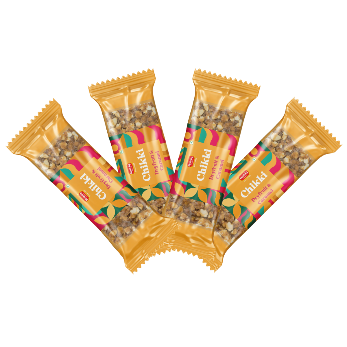 Dryfruit & Caramel Chikki Pack of 4 - Chitale Bandhu Mithaiwale