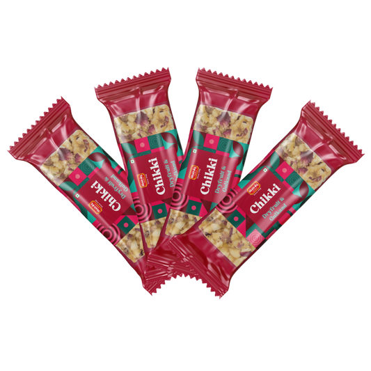 Dryfruit & Gulkand Chikki Pack of 4 - Chitale Bandhu Mithaiwale