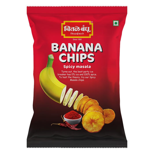 Banana Chips Spicy Masala Namkeens Chitale Bandhu Mithaiwale