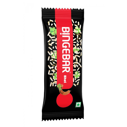 Bingebar -Bhel-120g (Pack of 10pcs ) Namkeens BingeBar 