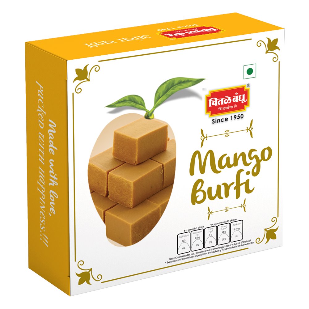 Mango Burfi Sweets Chitale Bandhu Mithaiwale 