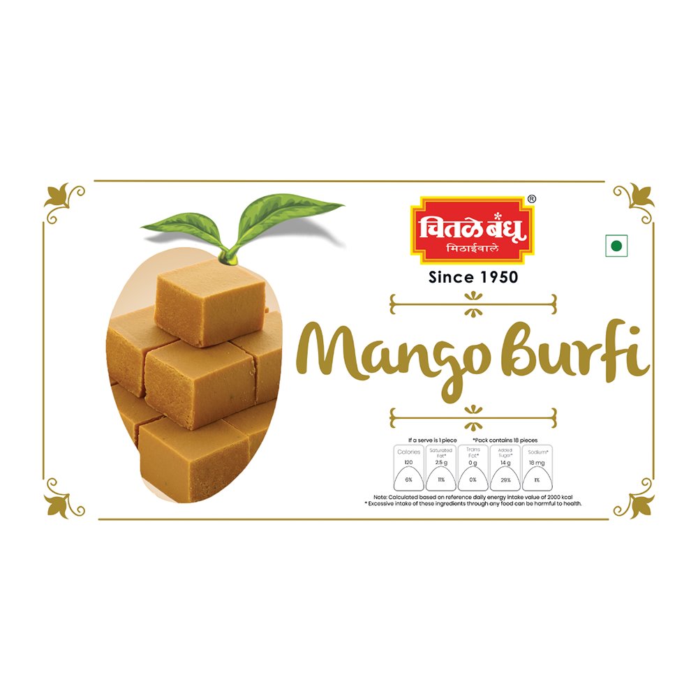 Mango Burfi Sweets Chitale Bandhu Mithaiwale 