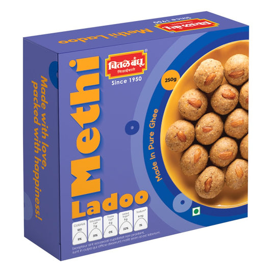 Methi Ladoo Sweets Chitale Bandhu Mithaiwale