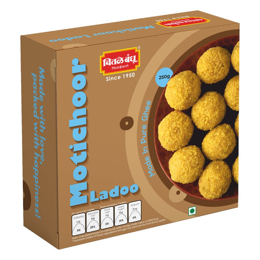 Motichoor Ladoo Pack Sweets Chitale Bandhu Mithaiwale